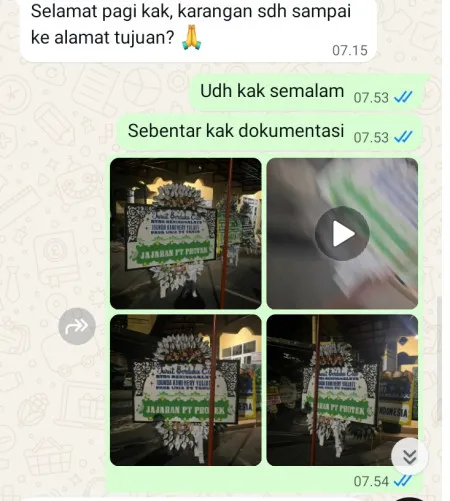 Pengiriman Papan Bunga Selamat Grand Tjokro Jakarta